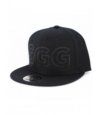 BLACK FLAT PANEL STYLE SNAPBACK in Men's Baseball Caps