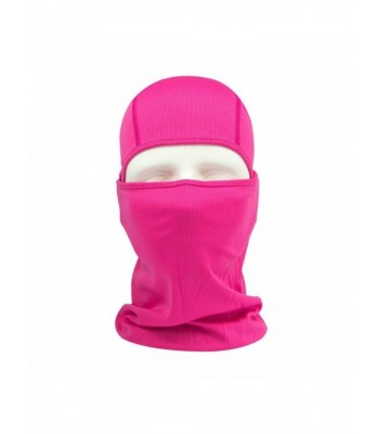 Balaclava Face Mask- HikeValley Adjustable Motorcycle Windproof UV Protection Breathable Unisex Hood Mask - Rose - C218624G6KQ