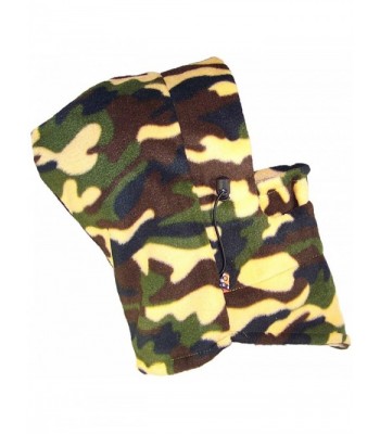 Best Winter Hats Adult Winter Soft Fleece Tactical Hood Balaclava (One Size) - Camouflage - CN12N6HFIRB