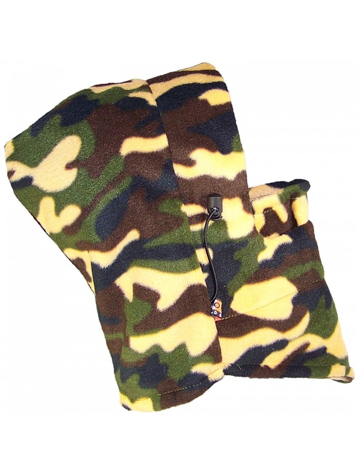 Best Winter Hats Adult Winter Soft Fleece Tactical Hood Balaclava (One Size) - Camouflage - CN12N6HFIRB