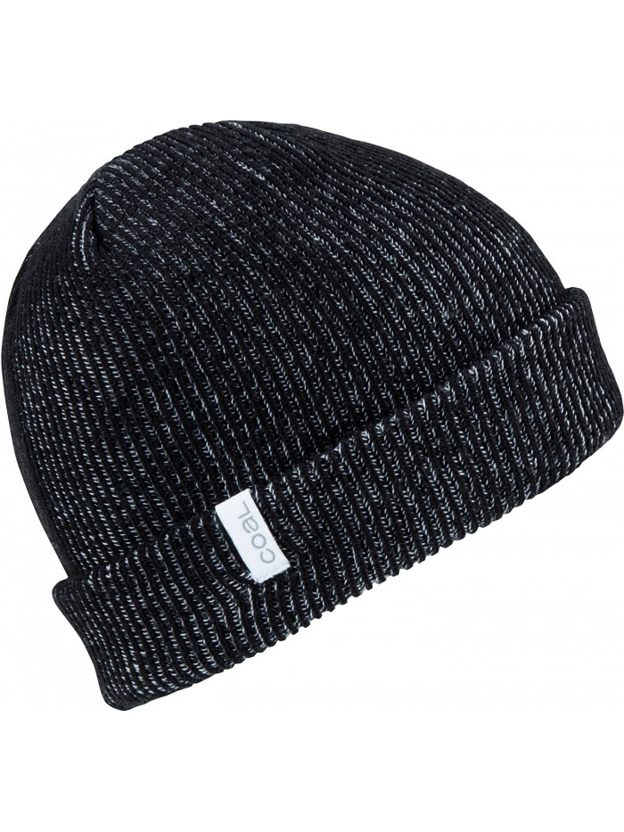 The Binary Fine Knit Beanie Hat - Black 2 - CI12O1V3GZB