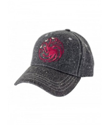 Calhoun Game Of Thrones Flecked Fabric Premium Baseball Hat - Targaryen - C917XHOT93A