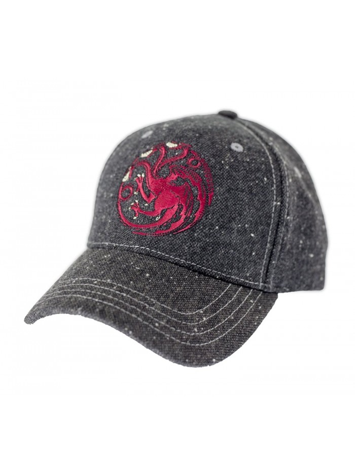 Calhoun Game Of Thrones Flecked Fabric Premium Baseball Hat - Targaryen - C917XHOT93A