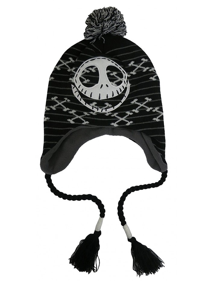 Nightmare Before Christmas Jack Skellington Black/White Men's Scandinavian Hat [4013] - CS12MCCJ0B5