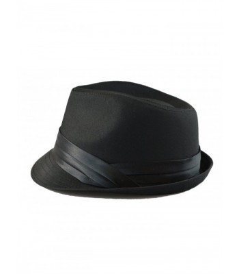 Classic Fedora Plain Basic Trilby in Men's Fedoras