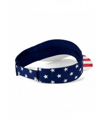 American Flags Stripes Patriotic Cotton in Men's Visors