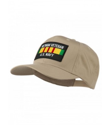 US Navy Vietnam Veteran Patched Cap - Khaki - CF11Q3T60GR