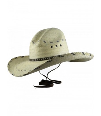 BULL-SKULL HATS- PALM LEAF COWBOY HAT- GUS 508 - Natural Palm - CX11VWS986D