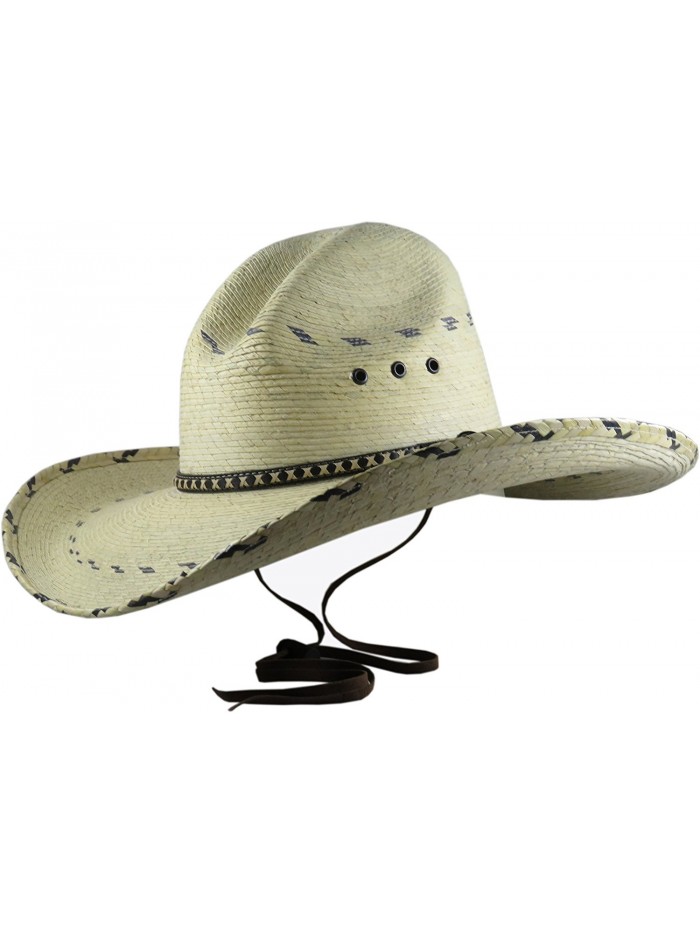 BULL-SKULL HATS- PALM LEAF COWBOY HAT- GUS 508 - Natural Palm - CX11VWS986D