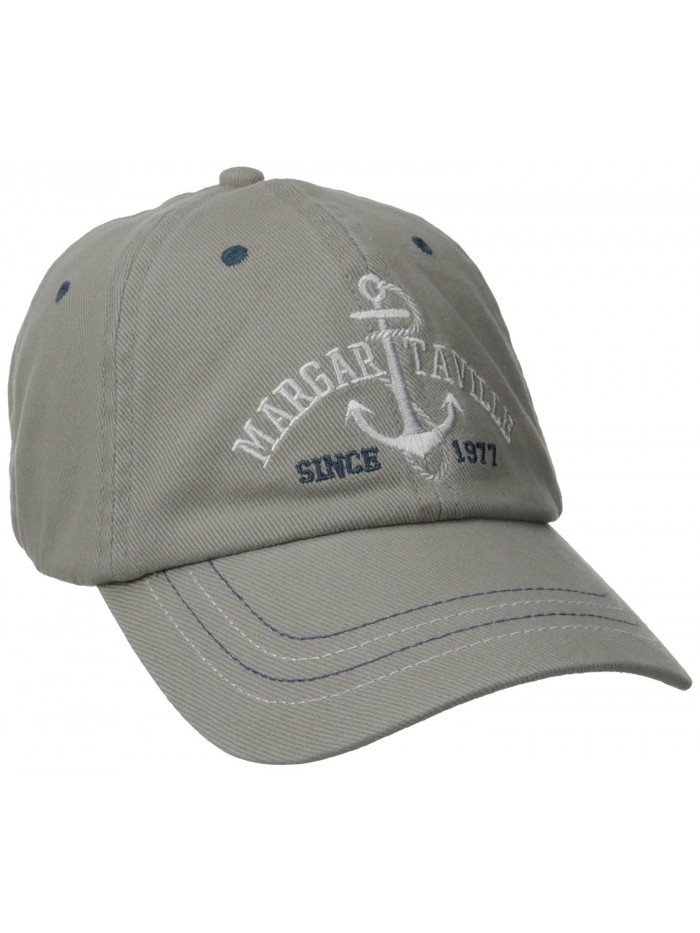 Margaritaville Men's Anchor Hat - Gray - CJ11VJ1QQ0J