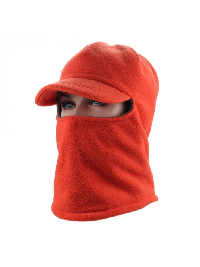 Leories Windproof Balaclava Snowboard Protector - Orange - C512N0C4UHR