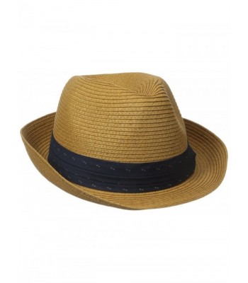 San Diego Hat Co. Men's Fedora - Tobacco - CZ12EBE6YT3