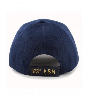 HAT DEPOT Official Licensed Navy 173rd in Men's Baseball Caps