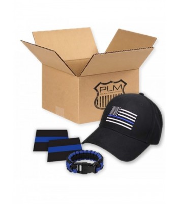 PLM - Thin Blue Line Bundle (Hat- Paracord Bracelet- 2 Stickers) - CC17YZQG0GT