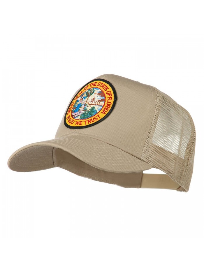 Florida State Patched Mesh Cap - Khaki - CP11Q3T2W1J