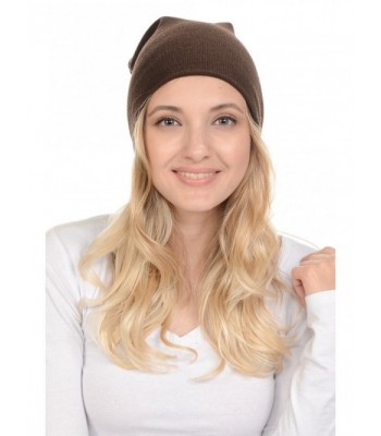 Gen Beanie Unisex Winter toboggan - Dark Brown - CL1879LWNDX