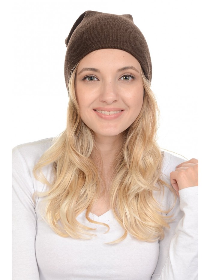 Gen Beanie Unisex Winter toboggan - Dark Brown - CL1879LWNDX