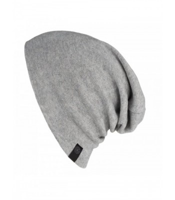 Evony Warm Slouchy Beanie Hat - Deliciously Soft Daily Beanie In Fine Knit - Light Heather Grey - CV12NU4PO9P