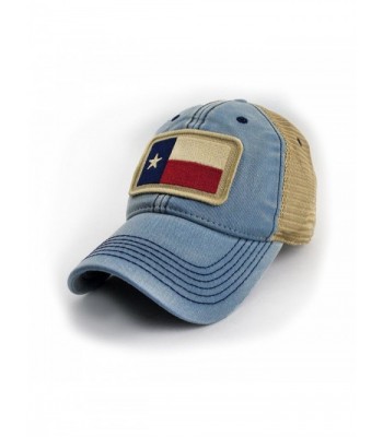 State Legacy Revival Texas Flag Patch Trucker Hat- Americana Blue - CT12H1XC5VR