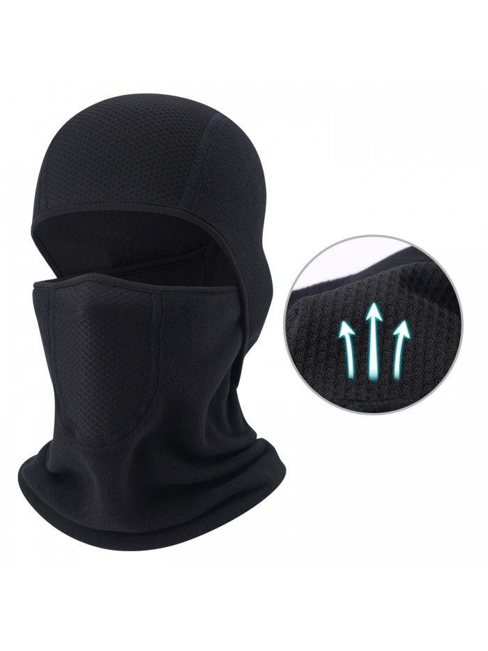 Balaclava - Windproof Mask Adjustable Face Head Warmer for Skiing ...