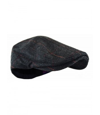 Classic Herringbone Tweed Newsboy X Large