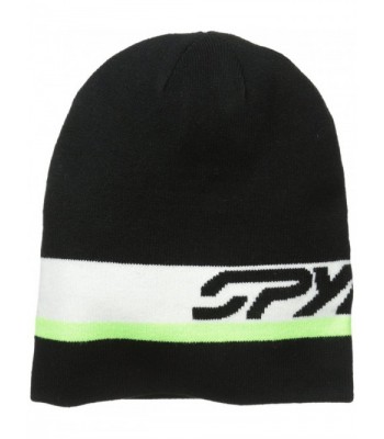 Spyder Men's Duo Hat - Black/White/Bryte Green - CA11MBEUEGP