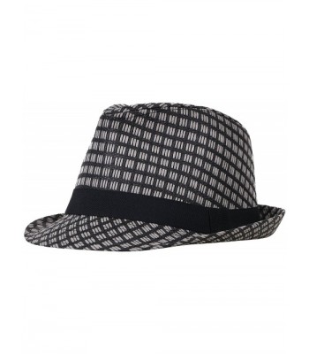 Summer Beach Straw Fedora Solid in Men's Fedoras