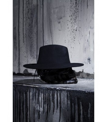 ByTheR Fashion Black Urban Fedora in Men's Fedoras