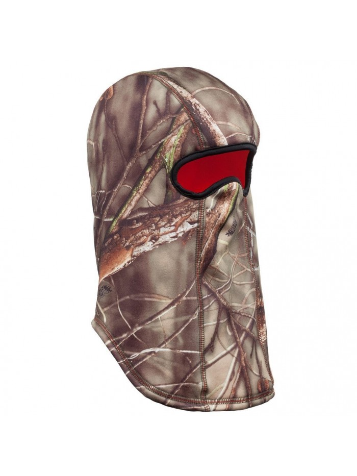 Huntworth Men's Performance Fleece Balaclava - Oak Tree EVO/Blaze - CD11BV7EVPX