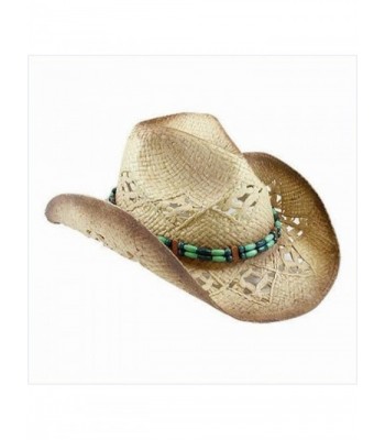 Western Cowboy Outback Hat Beaded in Men's Cowboy Hats