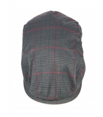 Plaid Pattern Driver Hunting Newsboy in Men's Newsboy Caps