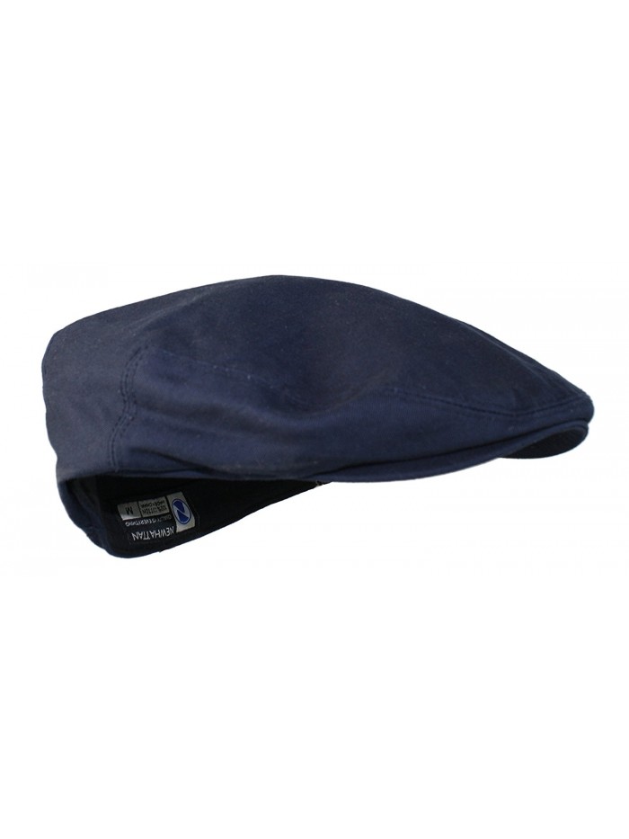 Ted and Jack Street Easy Traditional Solid Cotton newsboy Cap - Navy Xlarge - CN180SZX6G8