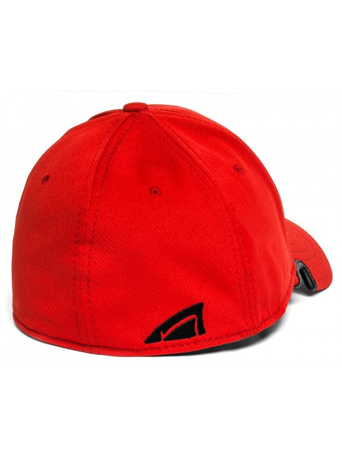 Notch Classic Stretch Fit Red Cap - Red/Black - C111KAAAGA7
