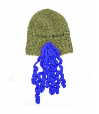 BIBITIME Crochet Octopus Tentacle Knitted in Men's Skullies & Beanies