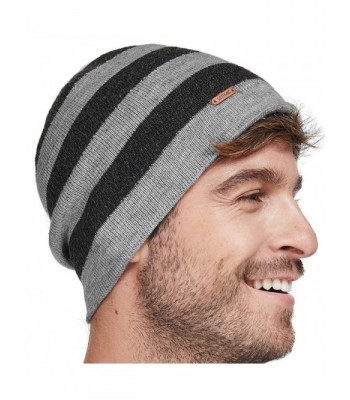 lethmik Stripe Beanie Winter Acrylic