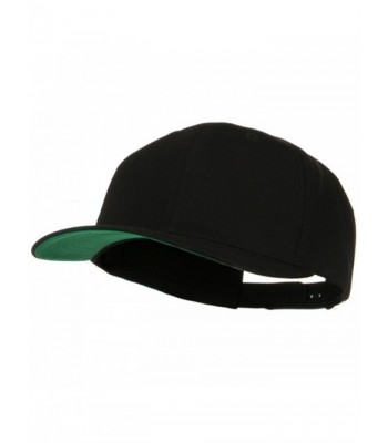 Brushed Cotton Twill High Profile Extra Size Cap - Black (For Big Head) - CZ116S2TT49