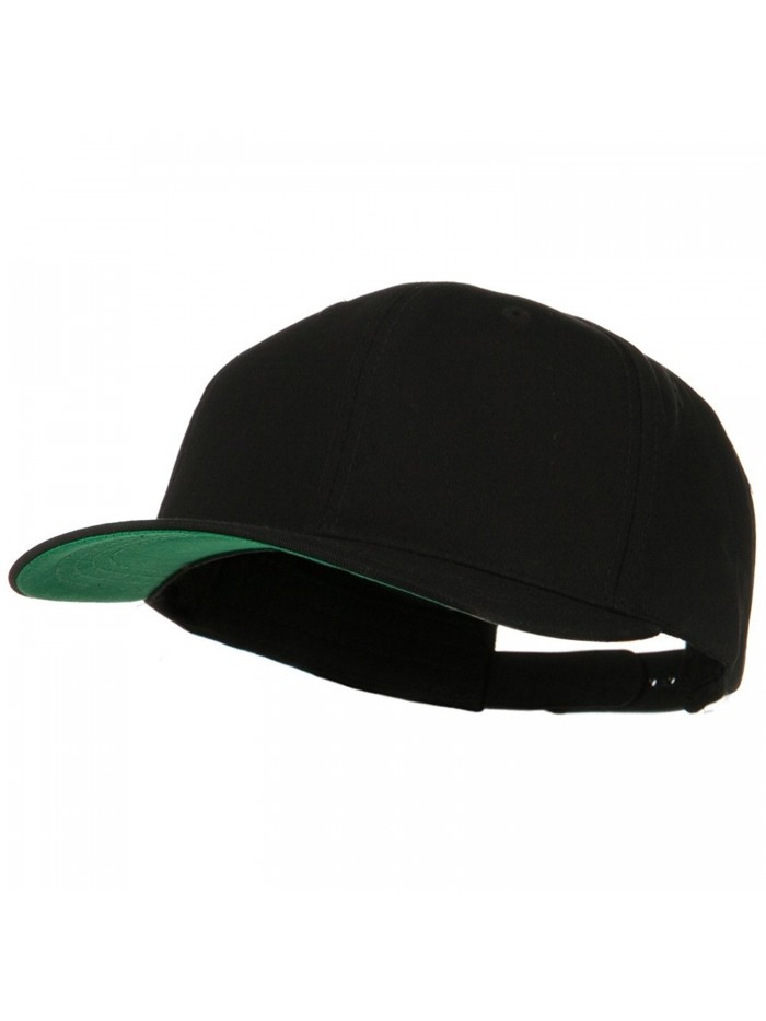 Brushed Cotton Twill High Profile Extra Size Cap - Black (For Big Head) - CZ116S2TT49