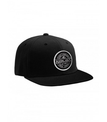 Koloa Thruster Patch Snapback Hat Black