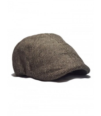 Deewang Fashion Herringbone newsboy duckbill in Men's Newsboy Caps