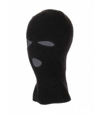 RufnTop Cycling Motorcycle Balaclava Weather - 3 Holes Black - C2188I8T88R