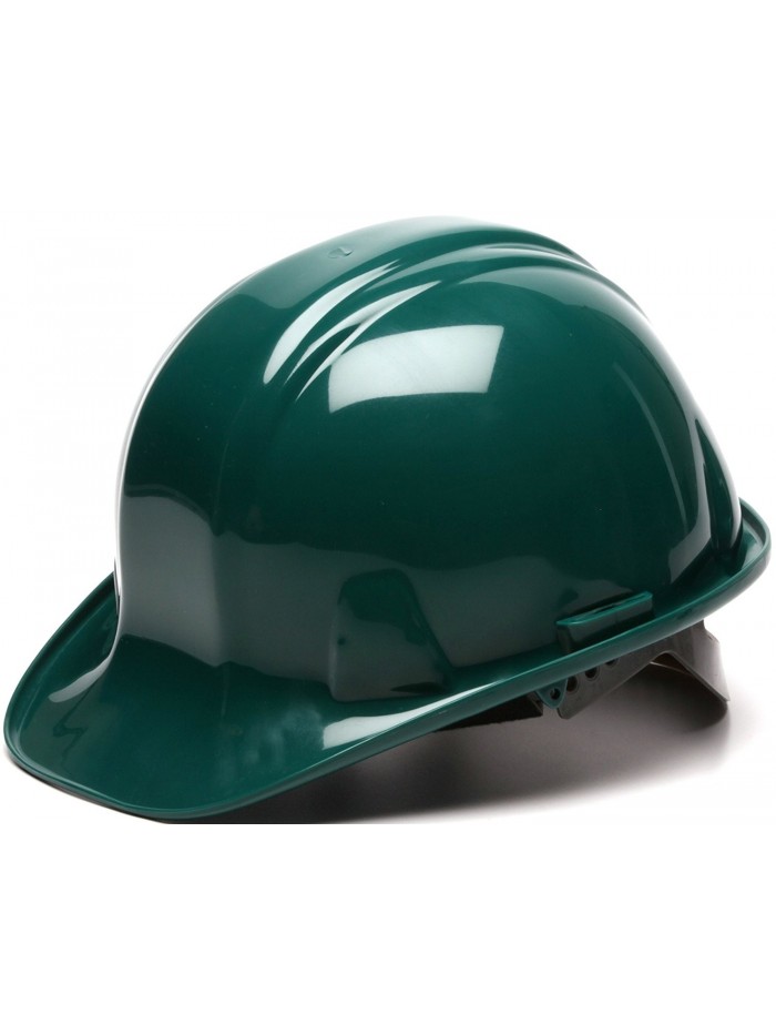 Pyramex Cap Style 6 Point Snap Lock Suspension Hard Hat - Green - CU114VZFUS9