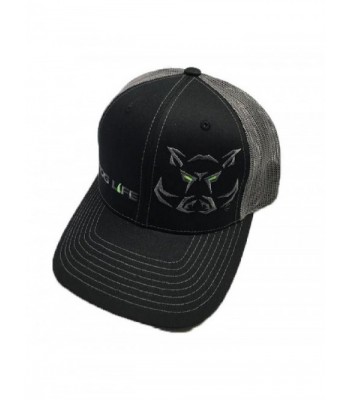 Hog LIfe In the Dark Grey & Black Cap (HLC-101) - C812ODA3CQG