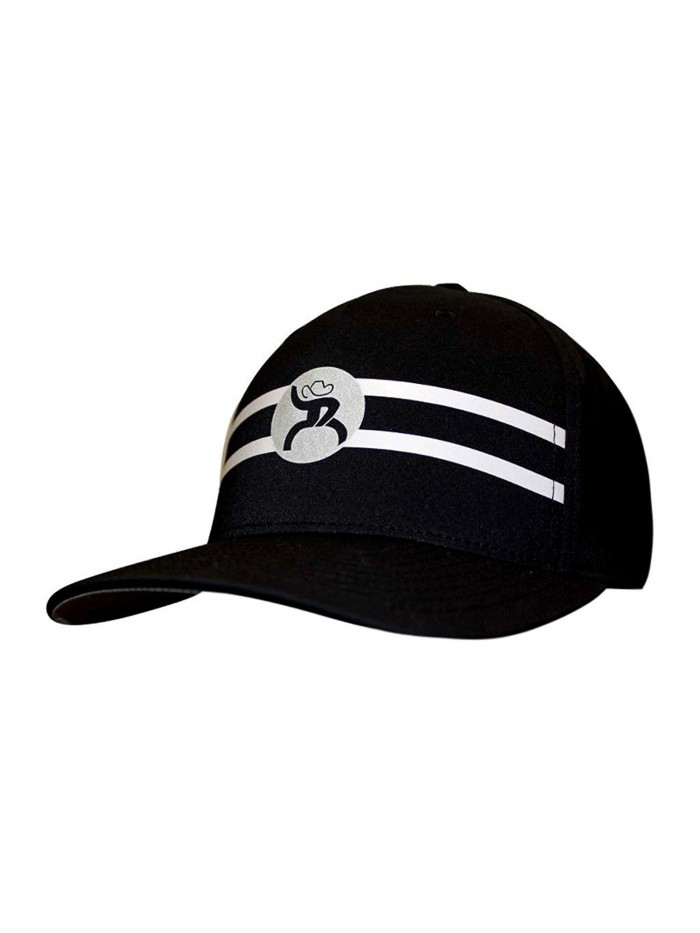 Hooey Hat - 'Perf' Roughy Reflective Cap - Black/White - CV12EEYXURT