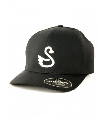 Swannies Unisex Adult The Classic Delta Baseball Cap - Black - CJ182GN08Y2