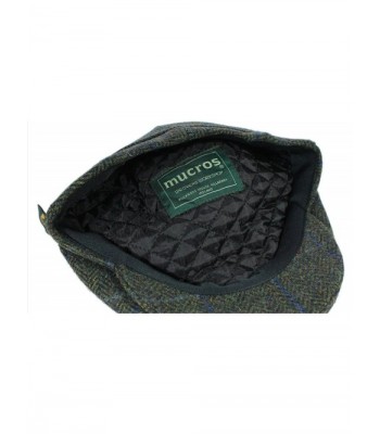 Mucros Irish Tweed Green Herringbone