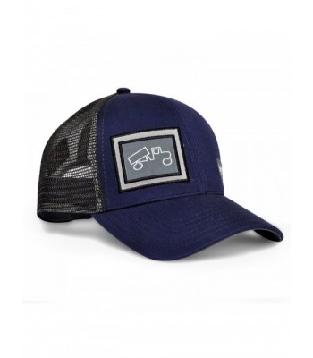 bigtruck Classic Mesh Snapback Baseball Hat- Navy - CZ12991LUYR