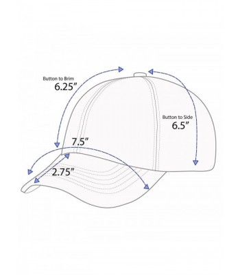 100% Cotton Canvas 6-Panel Low-Profile Adjustable Dad Baseball Cap ...
