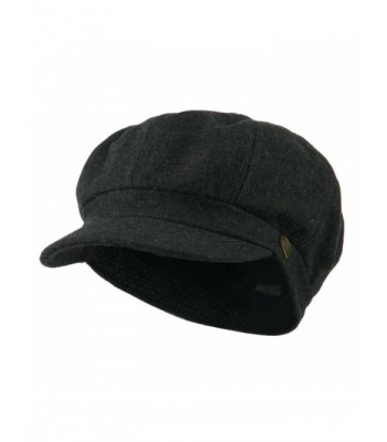 Wool Solid Spitfire Hat - Dark Grey - CS11I67LTZL