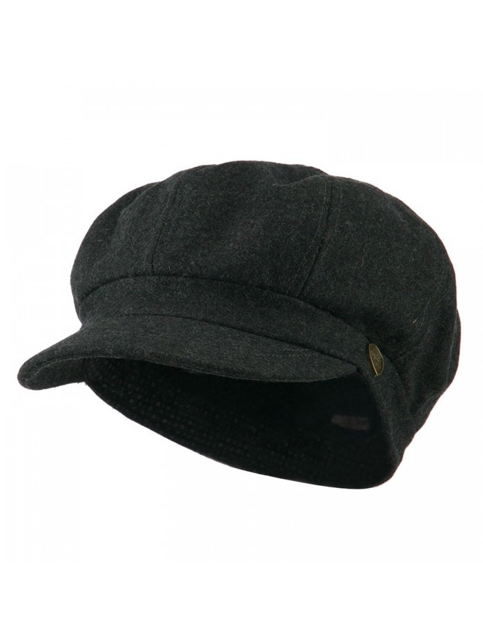 Wool Solid Spitfire Hat - Dark Grey - CS11I67LTZL