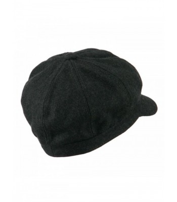 Wool Solid Spitfire Hat Dark in Men's Newsboy Caps